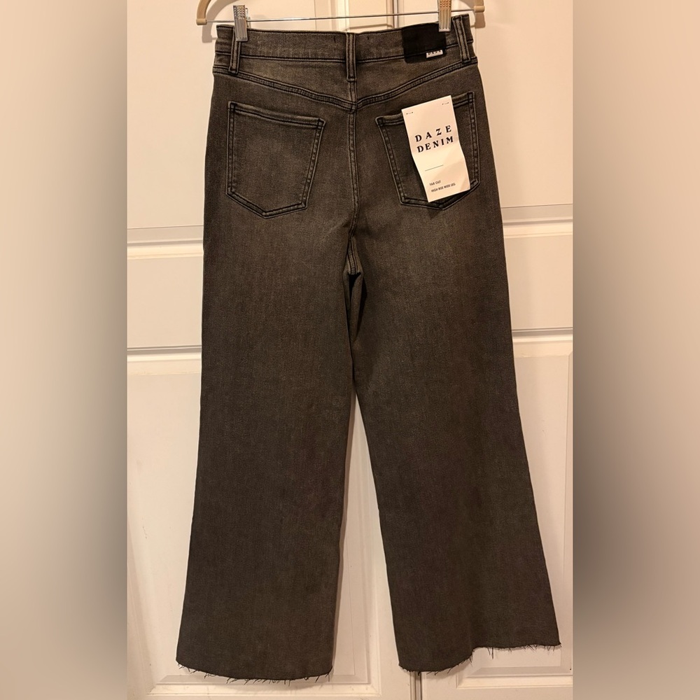 New Daze Denim Far out high rise wide leg jeans Sz 29 - Picture 6 of 8